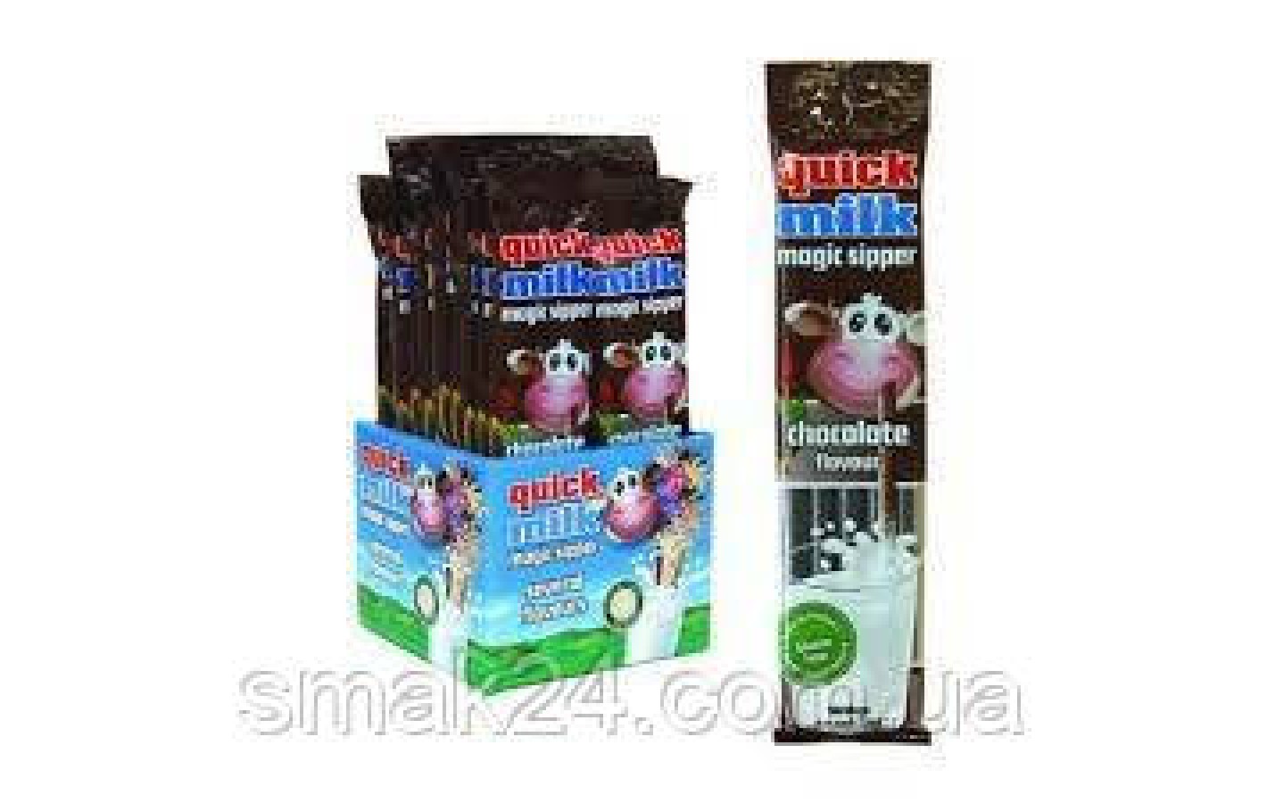 Трубочки для молока Coconut & Chocolate Quick Milk Magic Sipper Flavour (5x6г) 5 шт.Польща