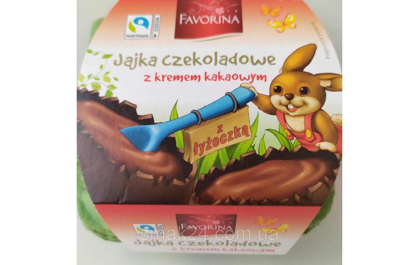 Пасхальные яйца Favorina Jajka czekoladowe z kremem kakaowym 144г Германия