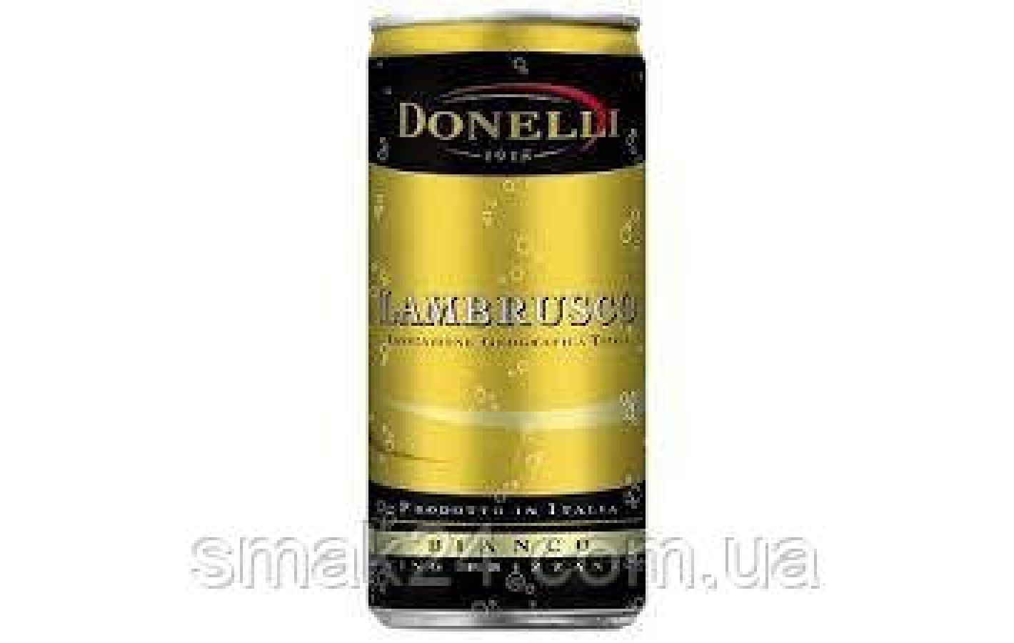 Вино біле напівсолодке Donelli, Lambrusco dell'Emilia IGT Bianco Amabile 200 мл Італія