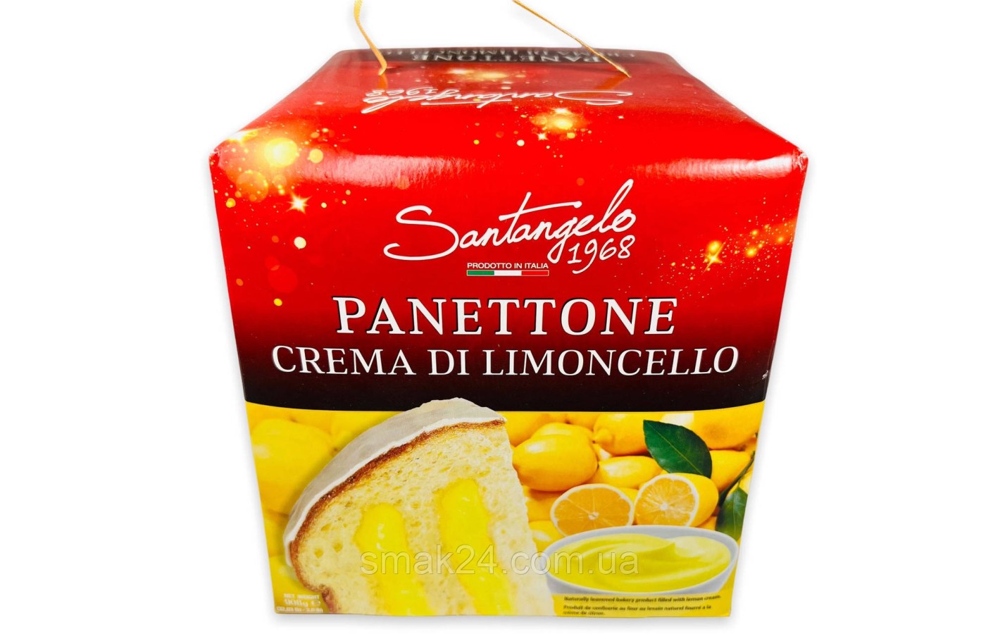 Панетоне Santagelo PANETTONE alla crema di limone 908 г Італія