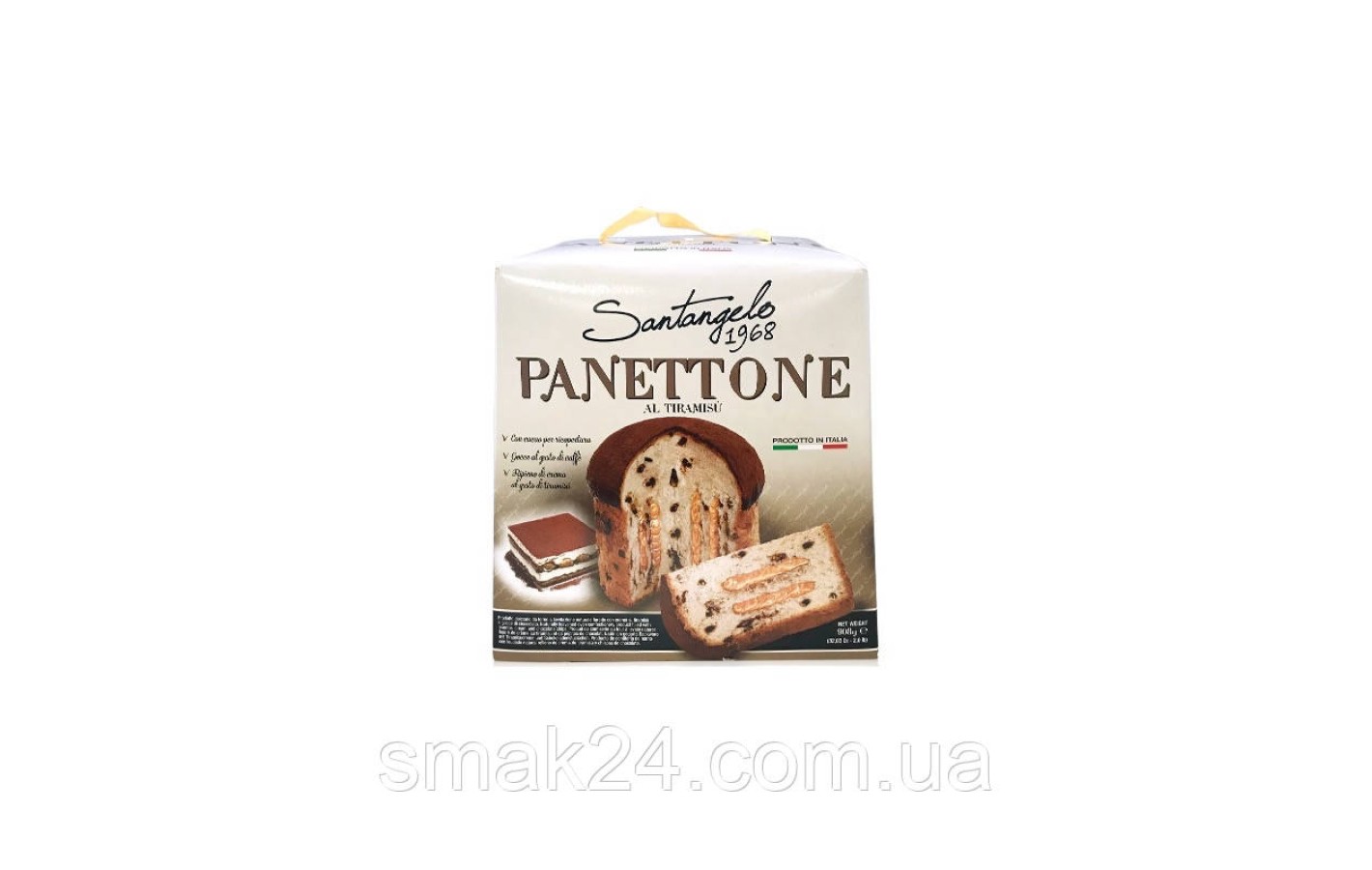 Панетоне Santagelo PANETTONE alla creme Tiramisu 908 г Італія