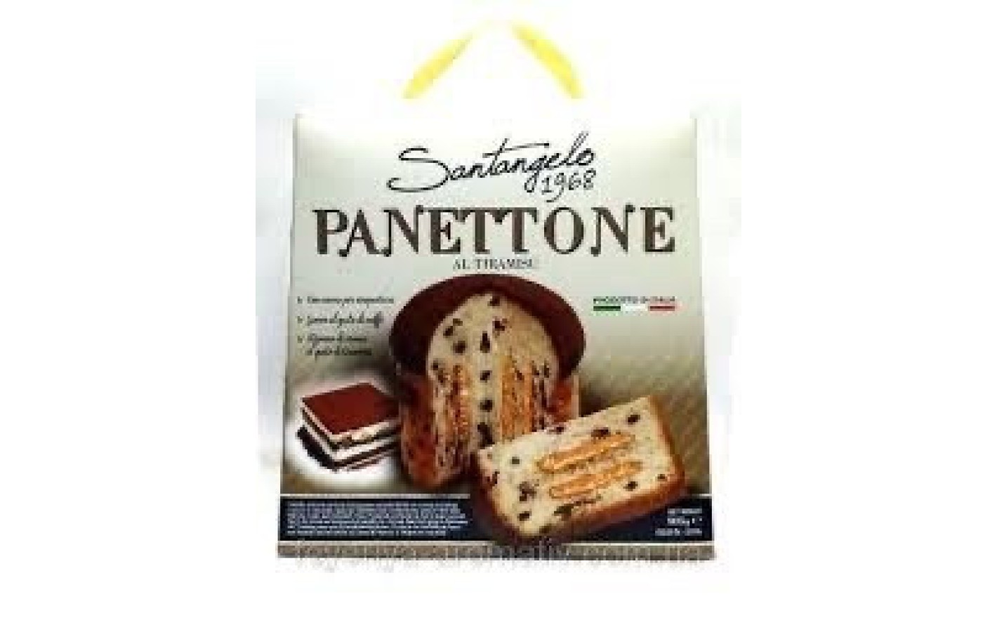 Панетоне Santagelo PANETTONE alla creme Tiramisu 908 г Італія