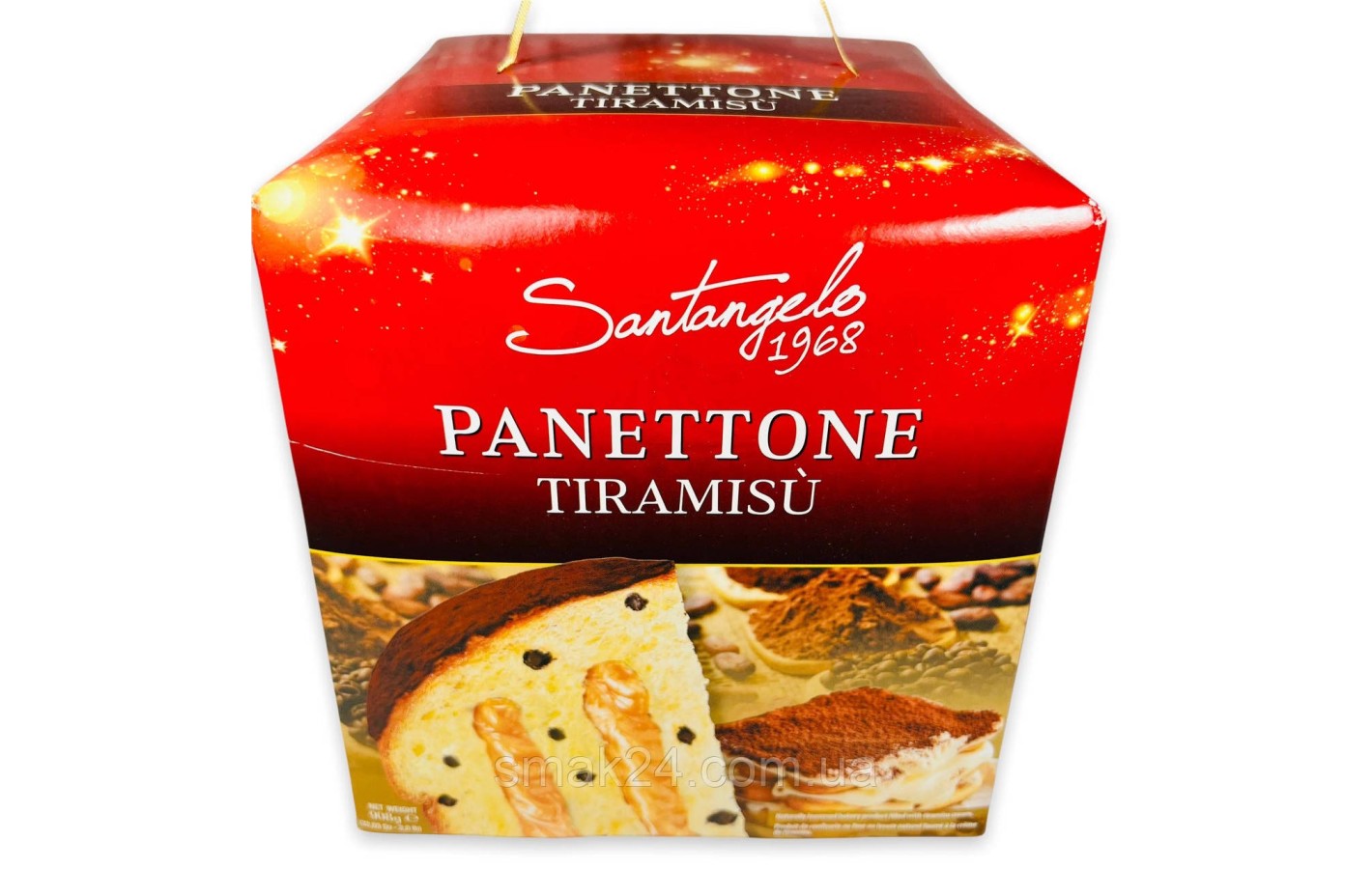 Панетоне Santagelo PANETTONE alla creme Tiramisu 908 г Італія