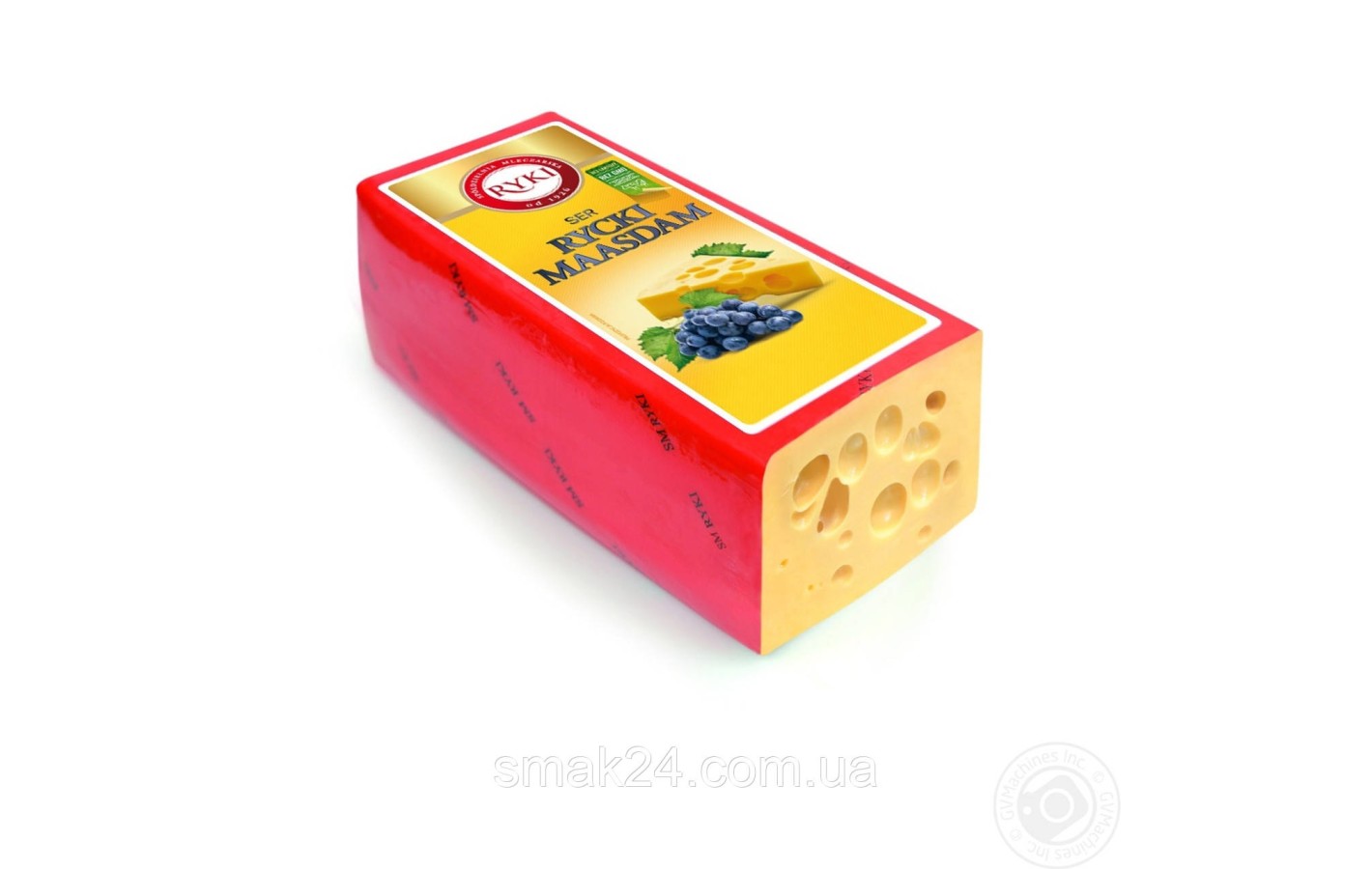 Сир Rycki Maasdam 1кг Польща