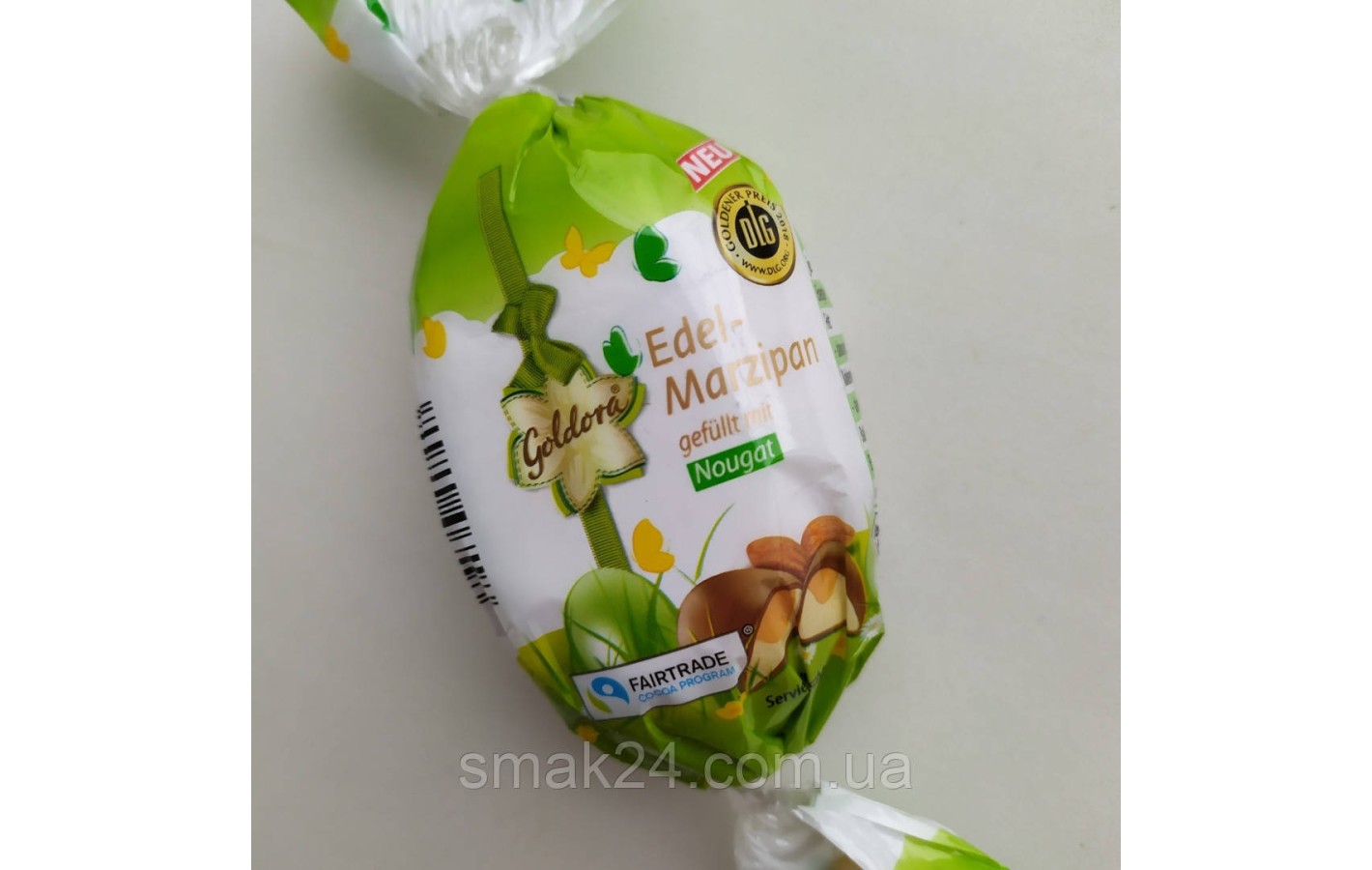 Марципан з горіховою нугою Goldora Edelmarzipan 100 г Німеччина