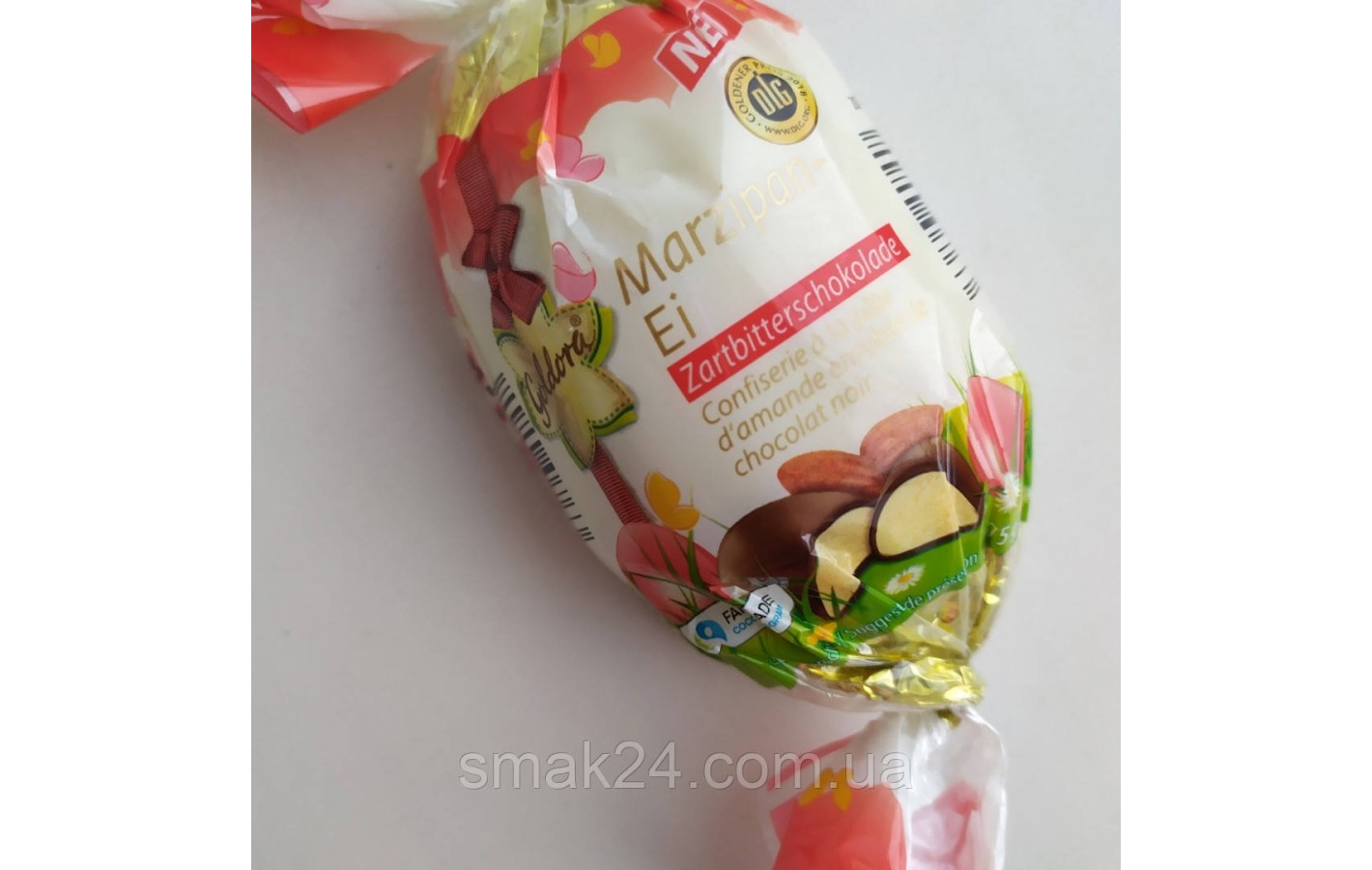 Марципан у чорному шоколаді Goldora Edelmarzipan 175 г Німеччина