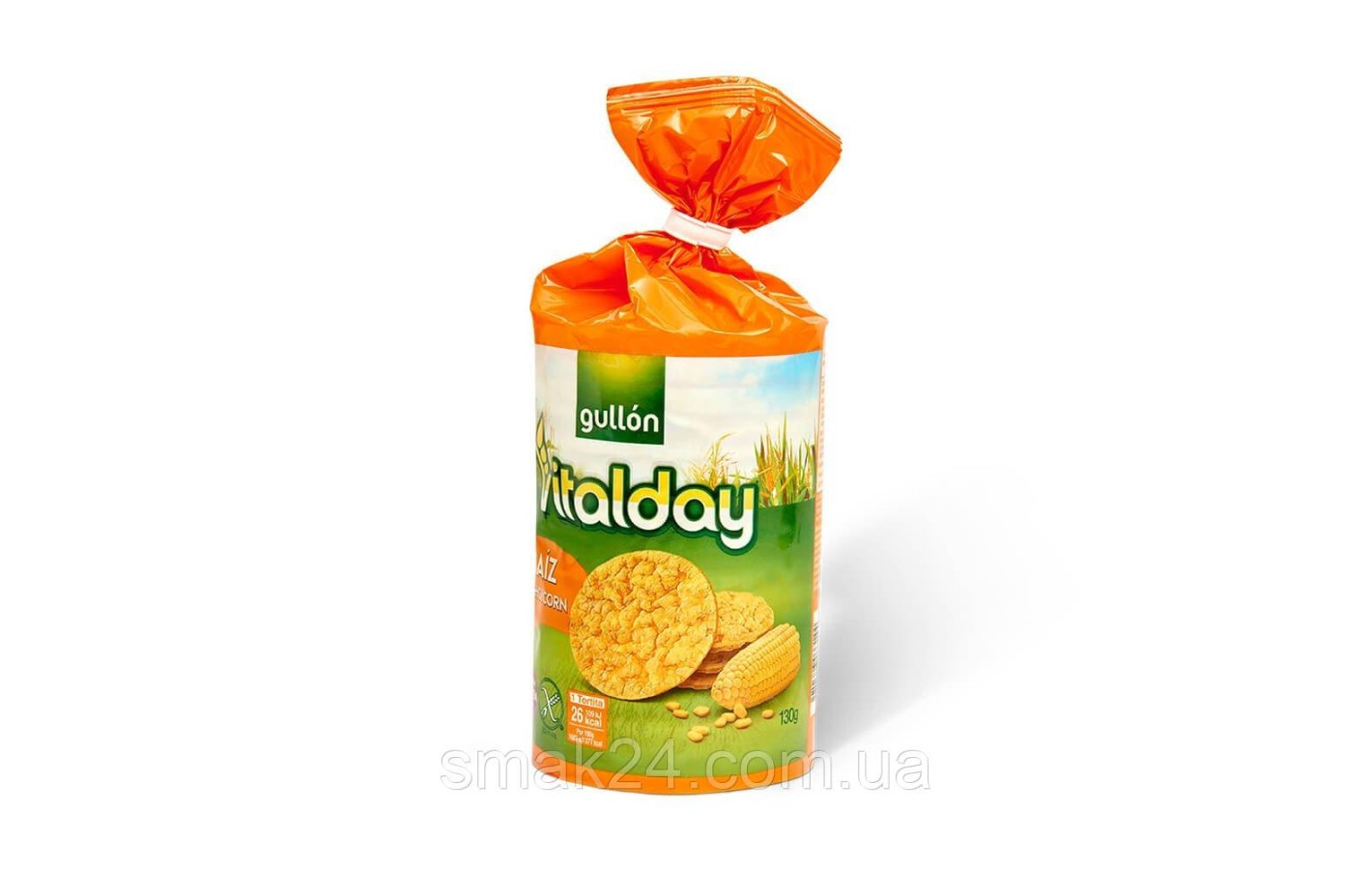 Хлібці без глютену з кукурудзою Vitalday Gullon Іспанія 130г