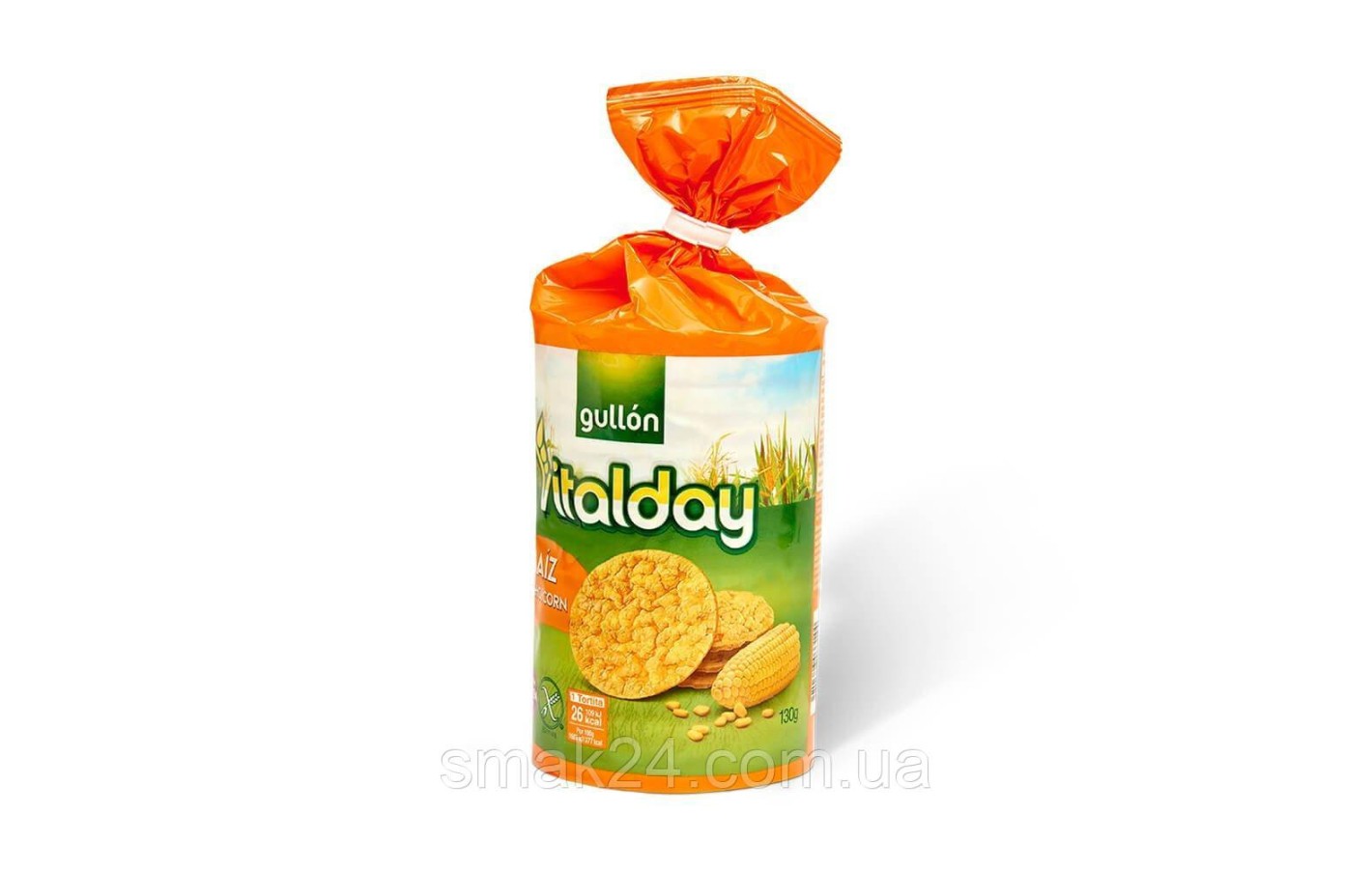 Хлібці без глютену з кукурудзяною Vitalday Gullon Іспанія 130г