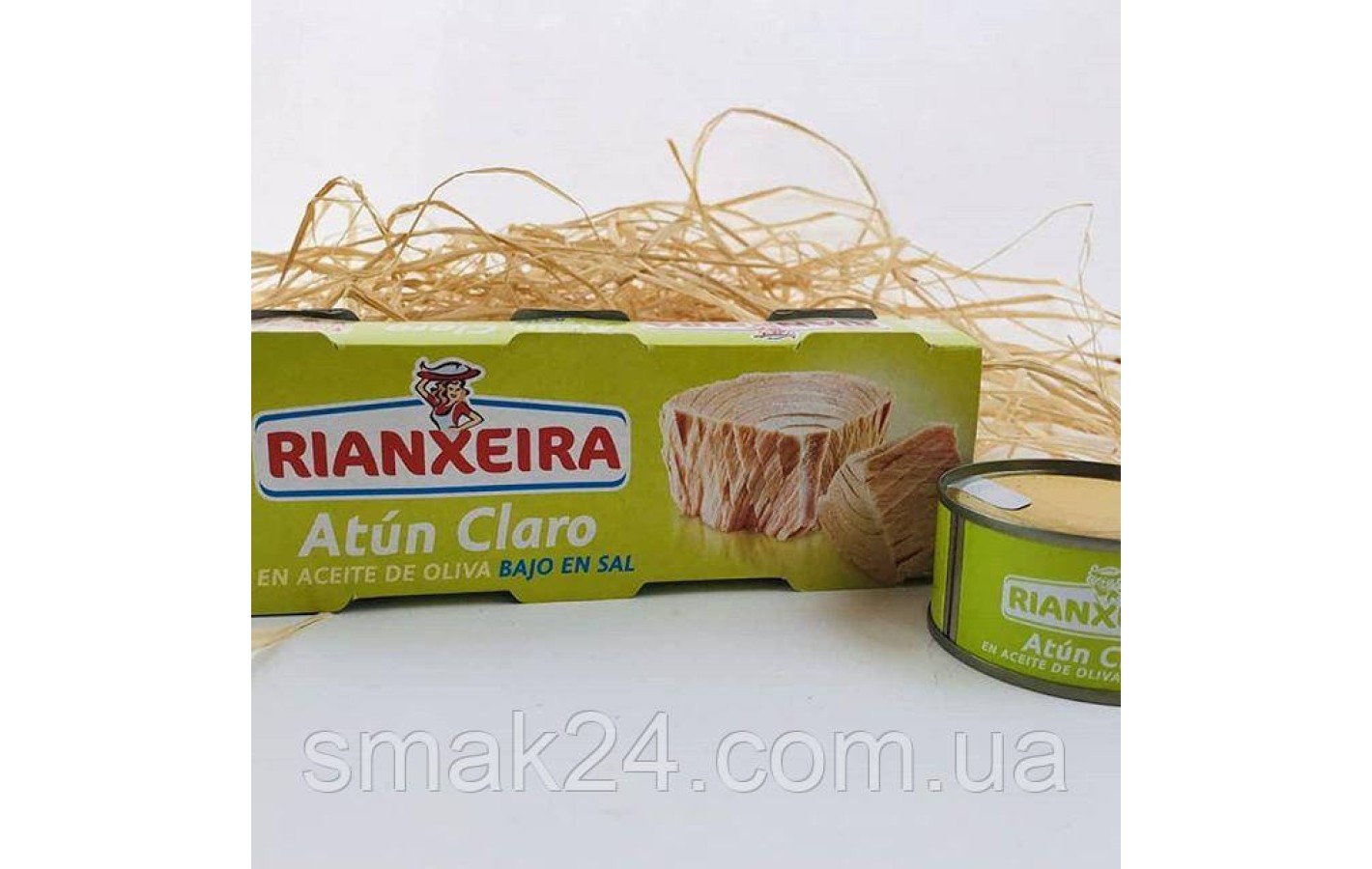 Тунець в оливковій олії Rianxeira Atun Claro en Aceite de Oliva 80 г Іспанія