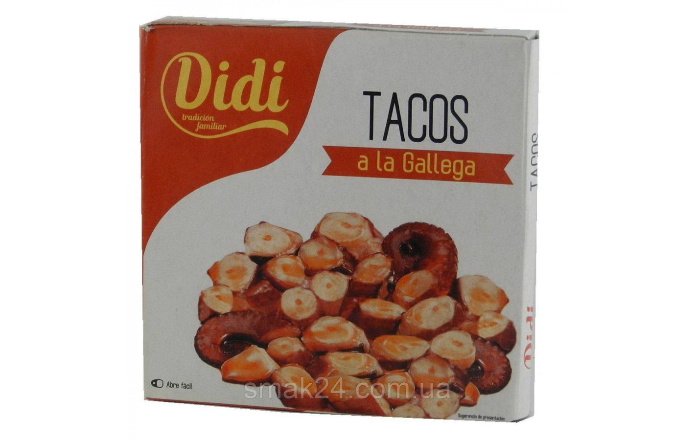 Осьминог в подсолнечном масле Tacos en aceite de girasol  Didi 266г Испания