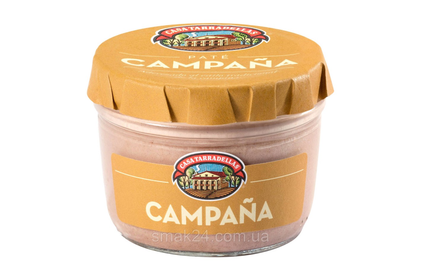 Паштет без глютена из свиной печени Pate Campana Casa Tarradellas 125г Испания