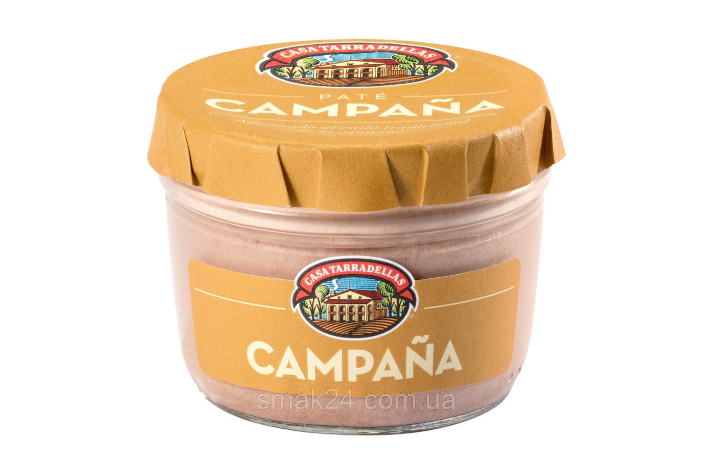 Паштет без глютену зі свинячої печінки Pate Campana Casa Tarradellas 125 г Іспанія