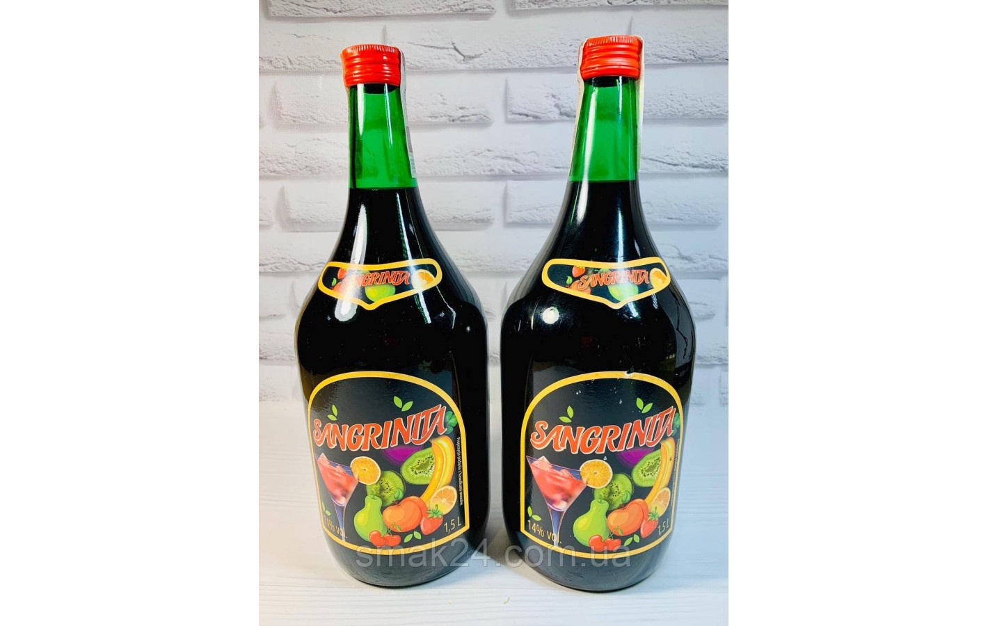 Вино красное фруктовое Сангрия Sangrinita 1,5 л