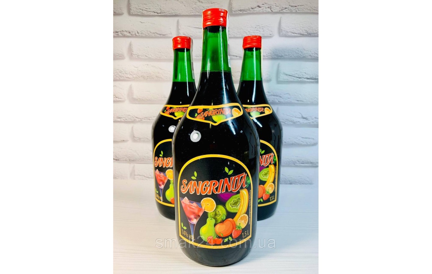 Вино красное фруктовое Сангрия Sangrinita 1,5 л