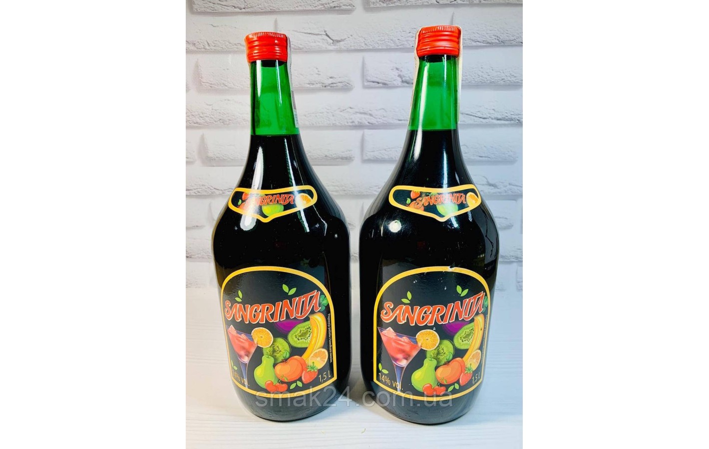 Вино красное фруктовое Сангрия Sangrinita 1,5 л