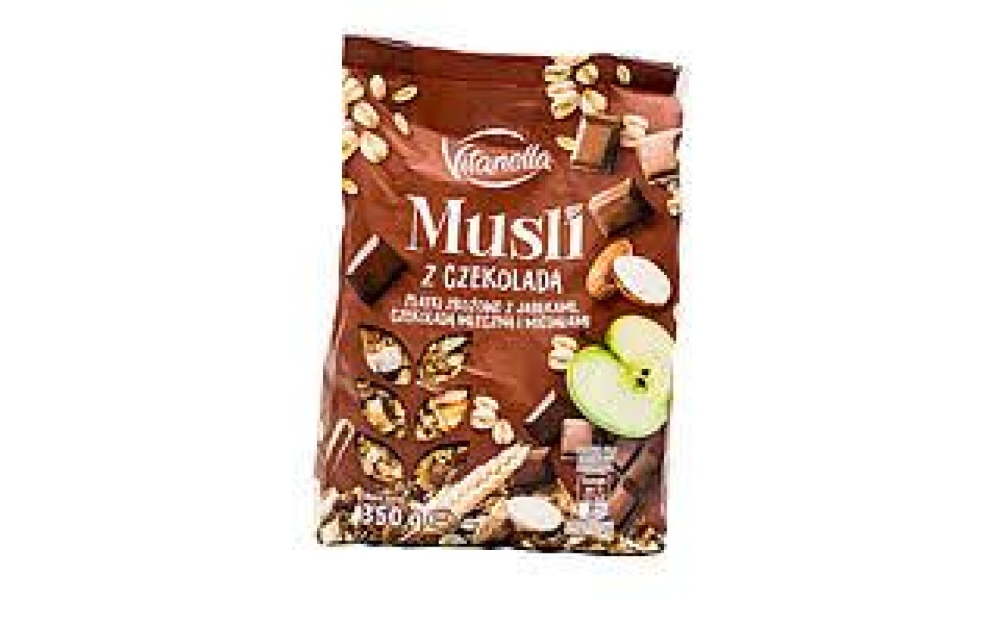 Мюсли  Vitanella  с шоколадом, яблоком и миндалем  Польша 350г