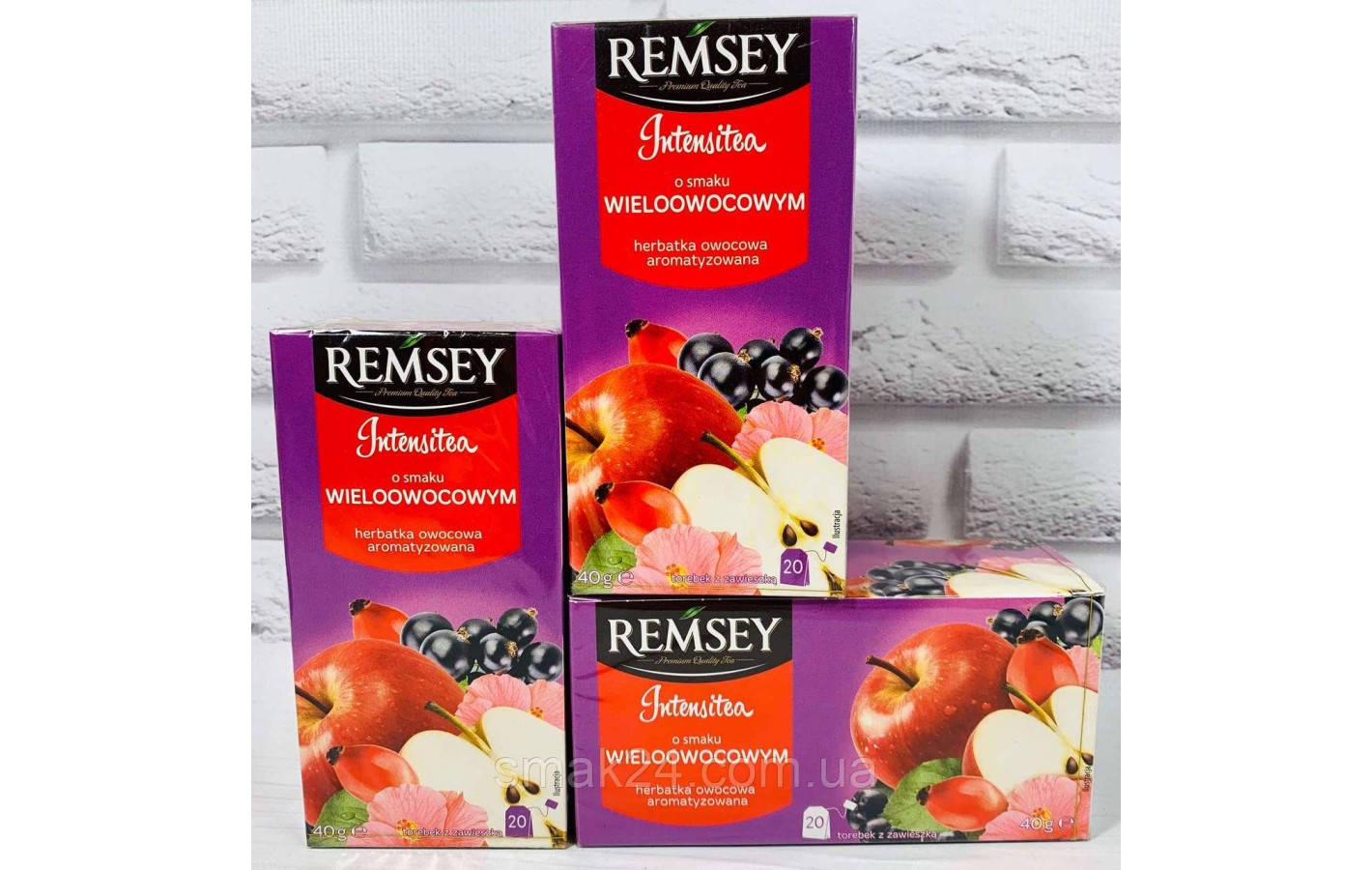Чай  Remsey Intensitea  фруктовый  20 пакет. Польша