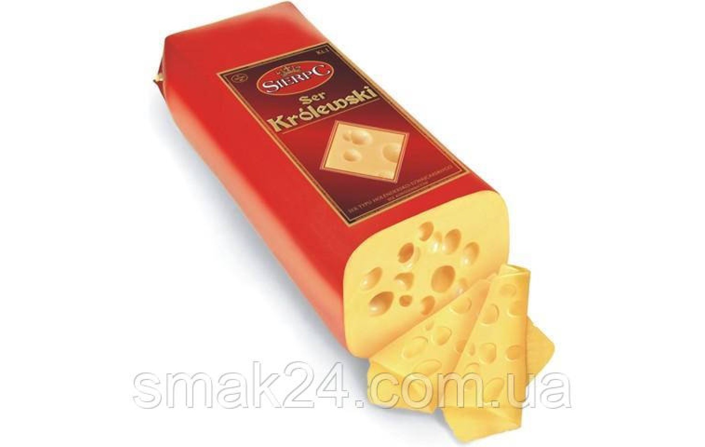 Сир королівський Sierpc Ser Krolewski, 1 кг Польща