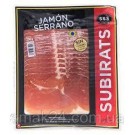 Хамон нарезка SUBIRATS JAMON SERRANO  без глютена, 250г  Испания