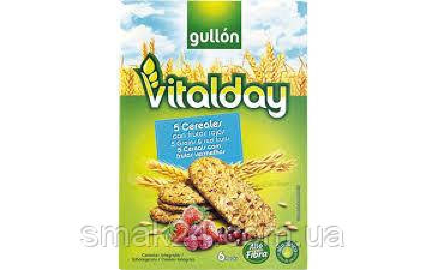 Печиво злакове з ягодами Gullon Vitalday 240г (6х40г) Іспанія