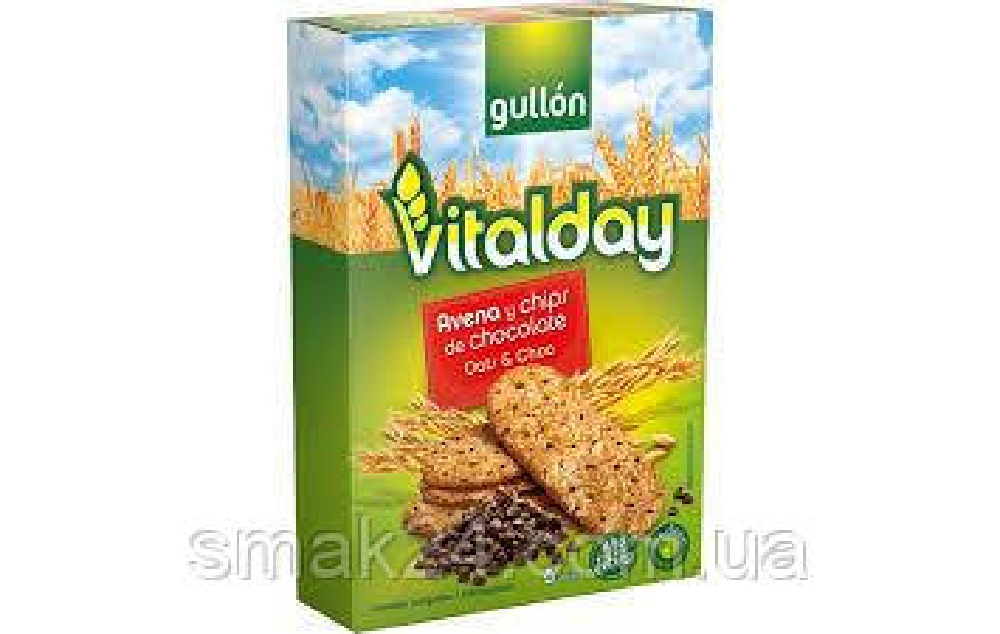 Печиво злакове (вівсяне) з шоколадною крихтою Vitalday Gullon 240 г Іспанія