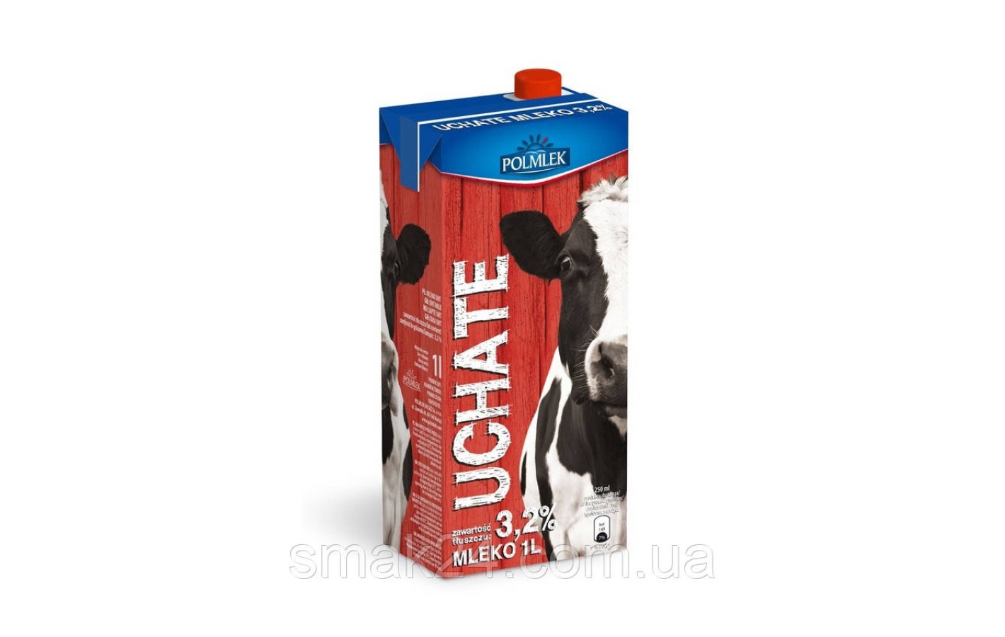 МОЛОКО UHT 3,2%, Polmlek Uchate, 1 л Польша