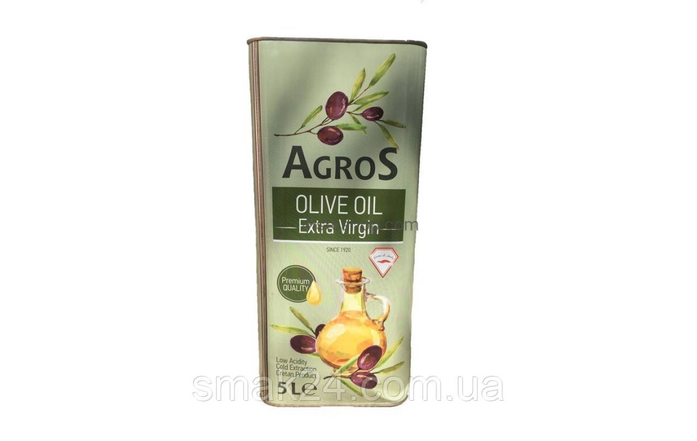 Масло оливковое  Agros Olive Oil Extra Virgin   Италия 5 л