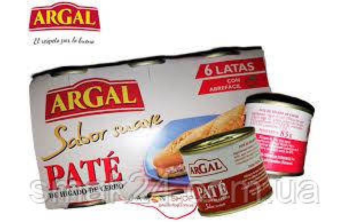 Паштет из свиной печени Argal De Higado de Cerdo (6x83г) 500g Испания