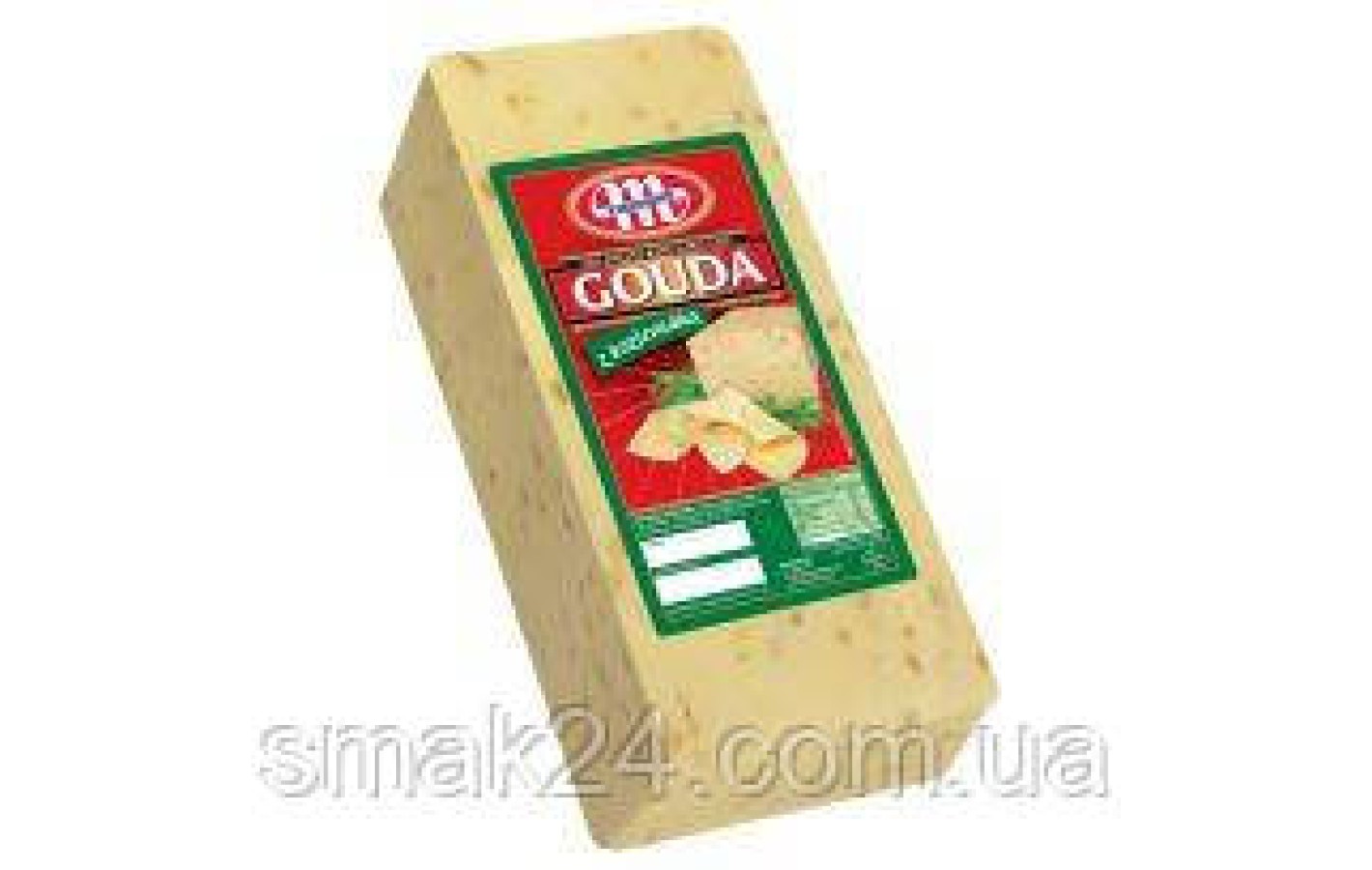 Сыр голандский Gouda с пажитником 1кг Польша