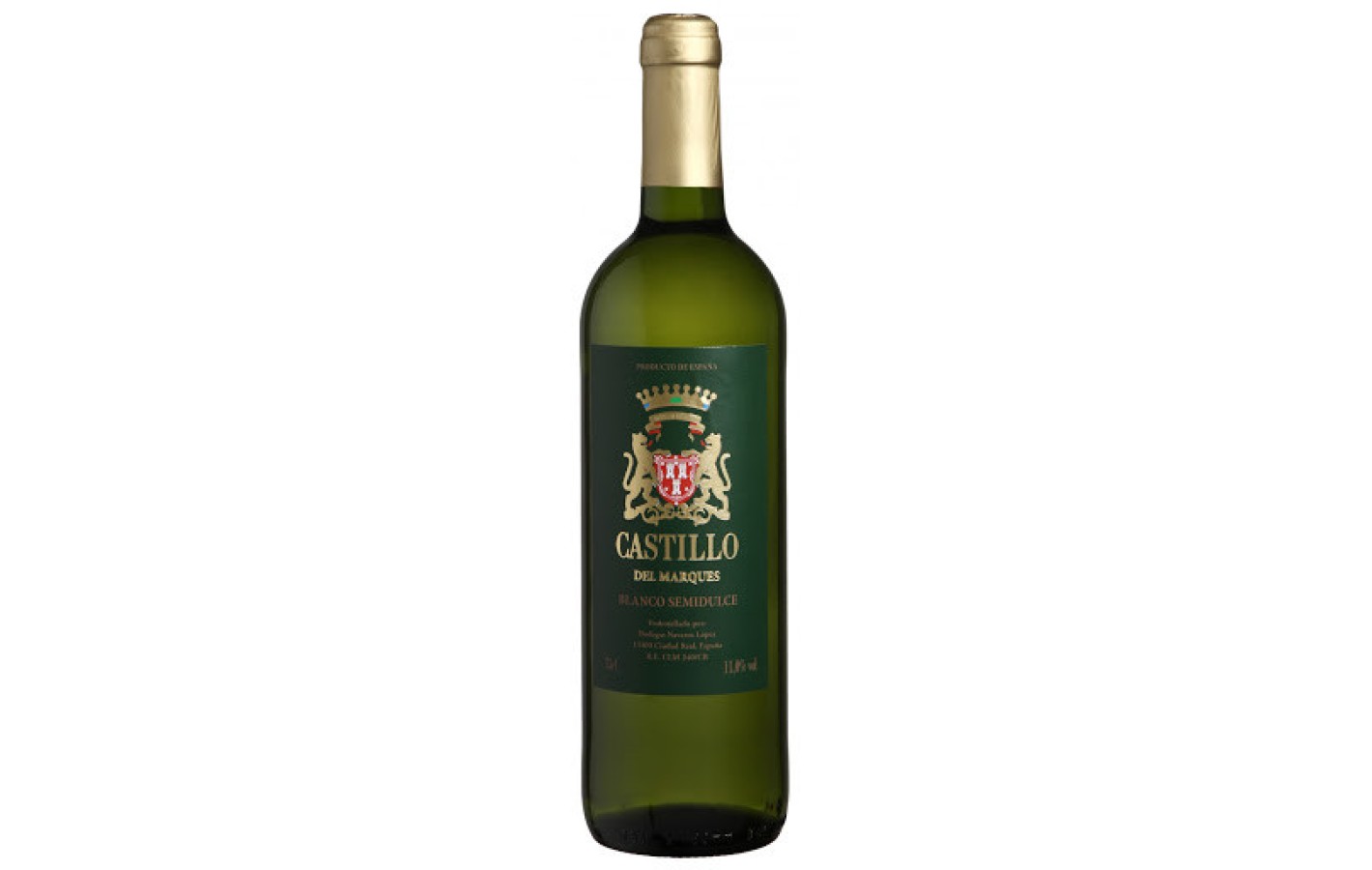 Вино Bodegas Navarro Lopez S. L. Castillo Del Marques напівсолодке біле 0.75 л 13%