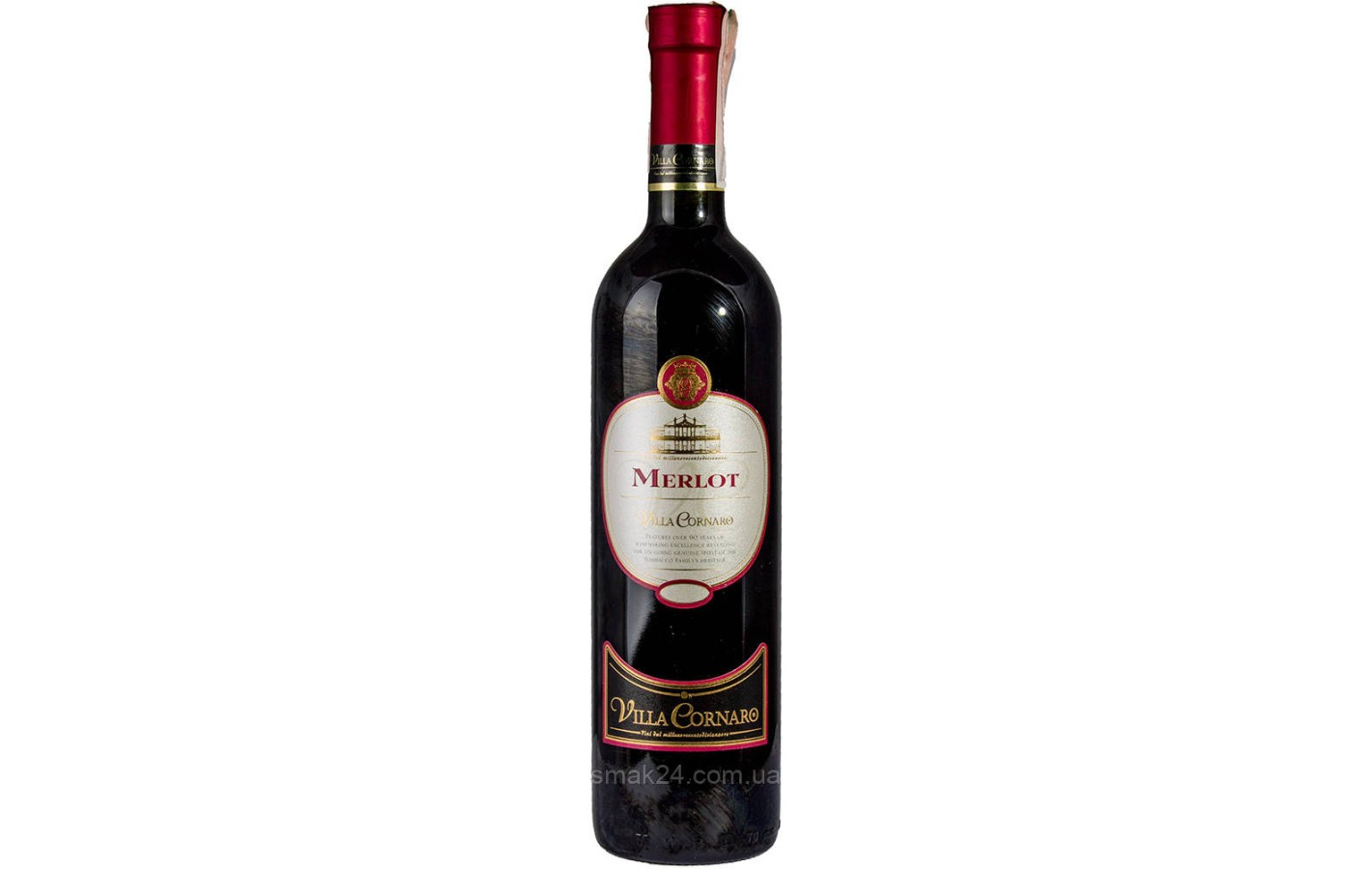 Вино красное сухое Villa Cornaro Merlot  0.75 л Италия
