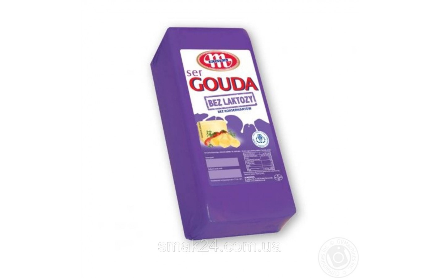 Сир без лактози Ser Gouda MLEKOVITA, 45% Польща