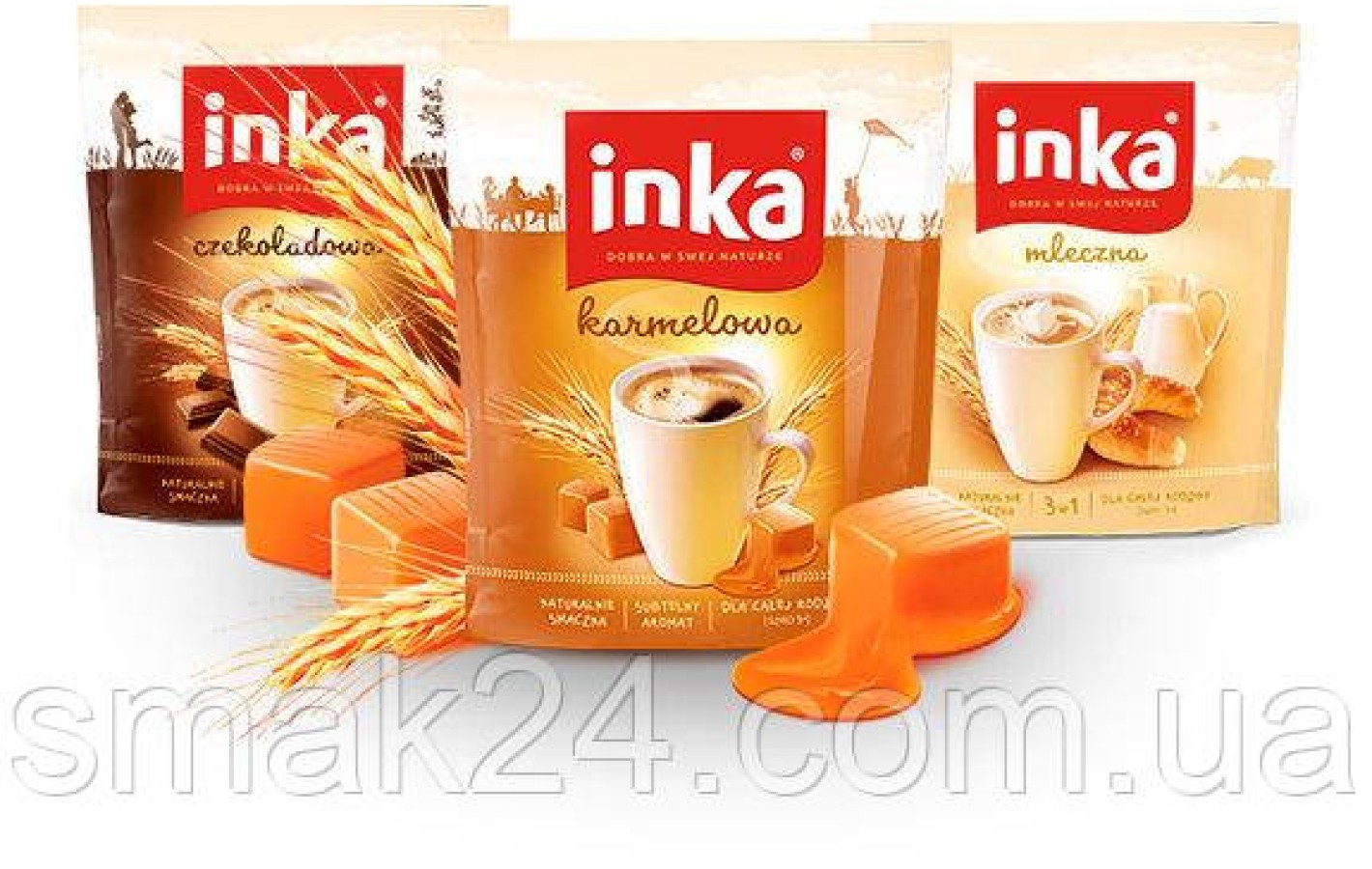 Кофейный напиток Карамельный Inka  200 г  Польша