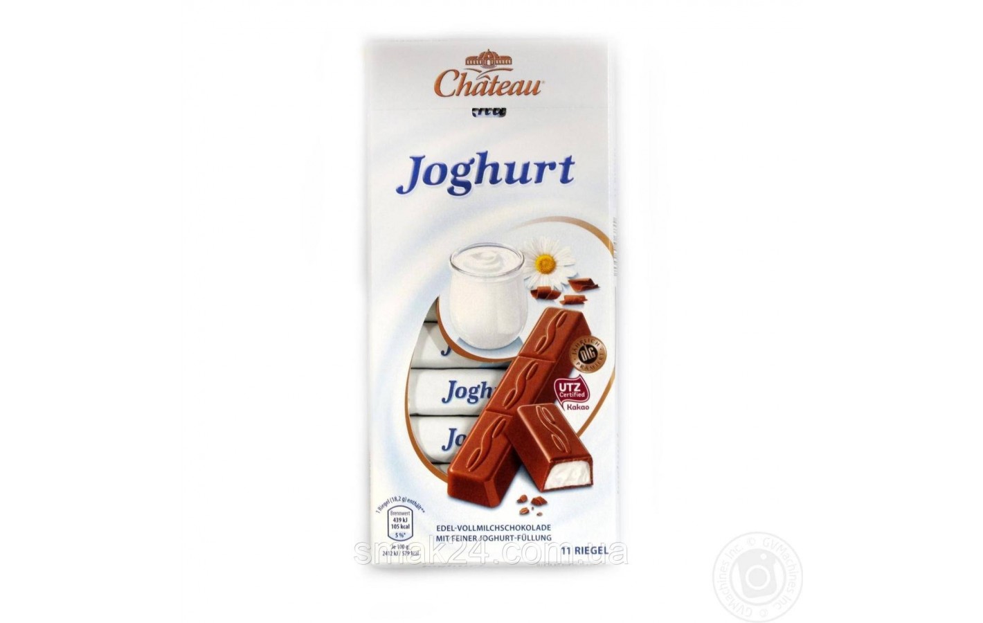 Шоколад молочний із йогуртом Joghurt Chateau Німеччина 200 г