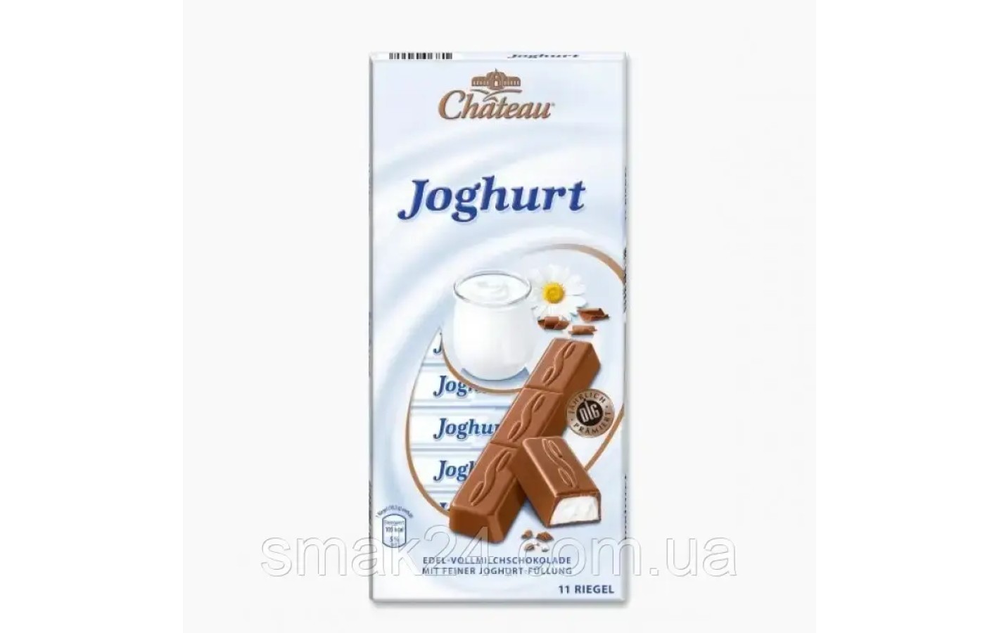 Шоколад молочний із йогуртом Joghurt Chateau Німеччина 200 г