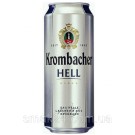Пиво светлое Krombacher Hell  0.5л 5% Германия