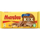 Швейцарський молочний шоколад з печивом, морською сіллю, нугою Marabou Kex 185 г