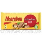 Швейцарський молочний шоколад із лісовим горіхом Marabou Schweizer Not 200 г