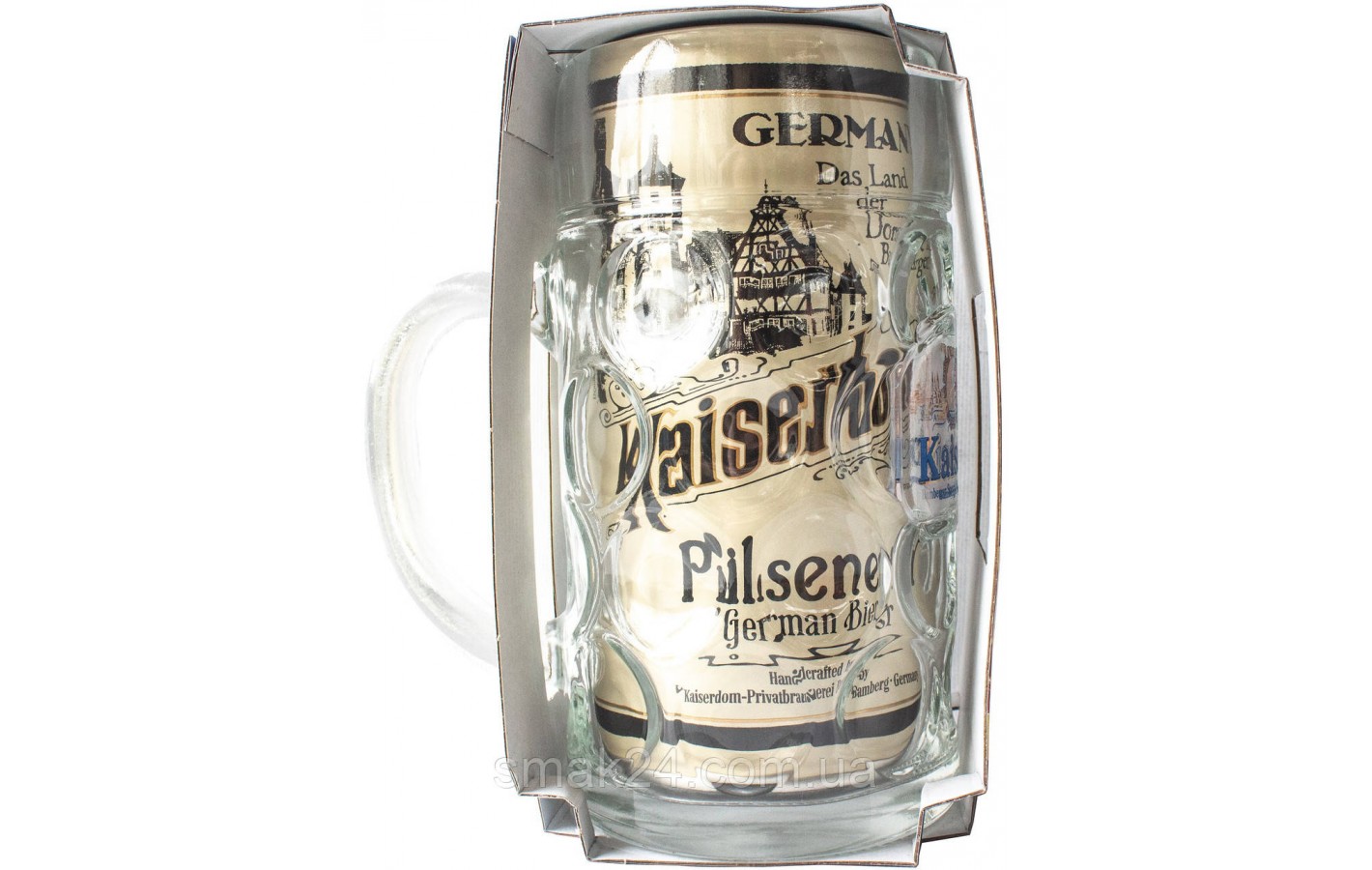 Пиво светлое пшеничное Kaiserdom Pils Premium 4,7%, 1л+ кружка, Германия