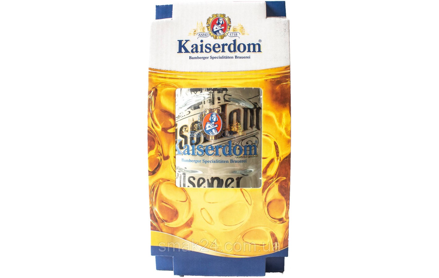 Пиво светлое пшеничное Kaiserdom Pils Premium 4,7%, 1л+ кружка, Германия