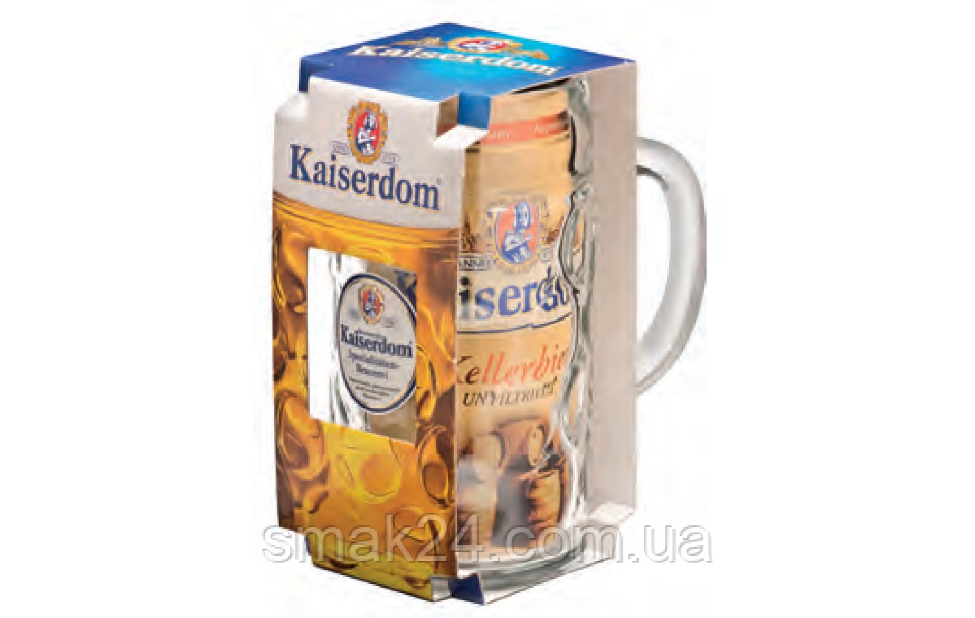 Пиво светлое пшеничное Kaiserdom Pils Premium 4,7%, 1л+ кружка, Германия