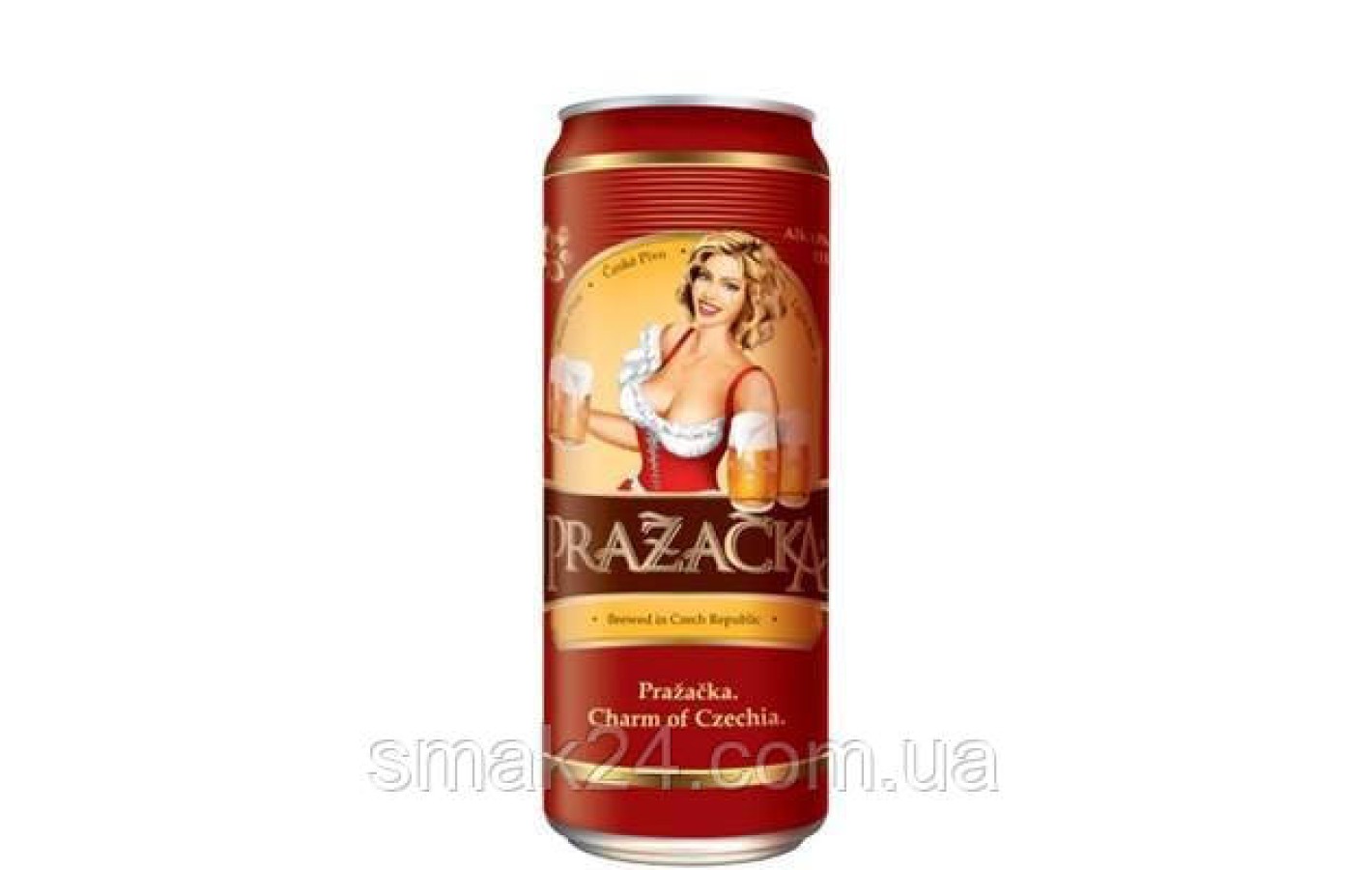 Пиво светлое Prazacka (Пражечка) 0.5л ж/б алк. 4% Чехия