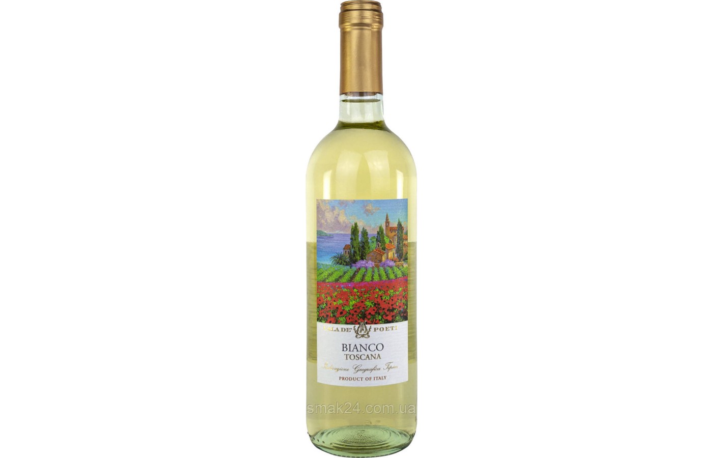 Вино белое сухое Cala de Poeti Toscano Bianco 0.75 л Италия