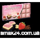 Шоколад Schogetten Trilogia Strawberry ( Трилогія полуниця), Німеччина, 100 г
