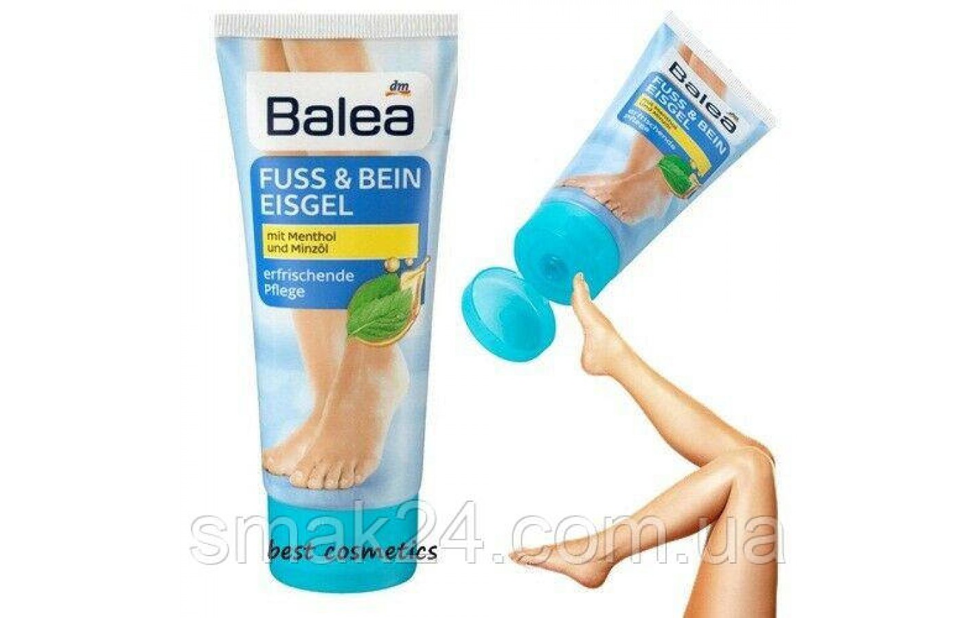 Охолоджуючий гель для ніг Balea Fuss Bein Eisgel 100ml Німеччина