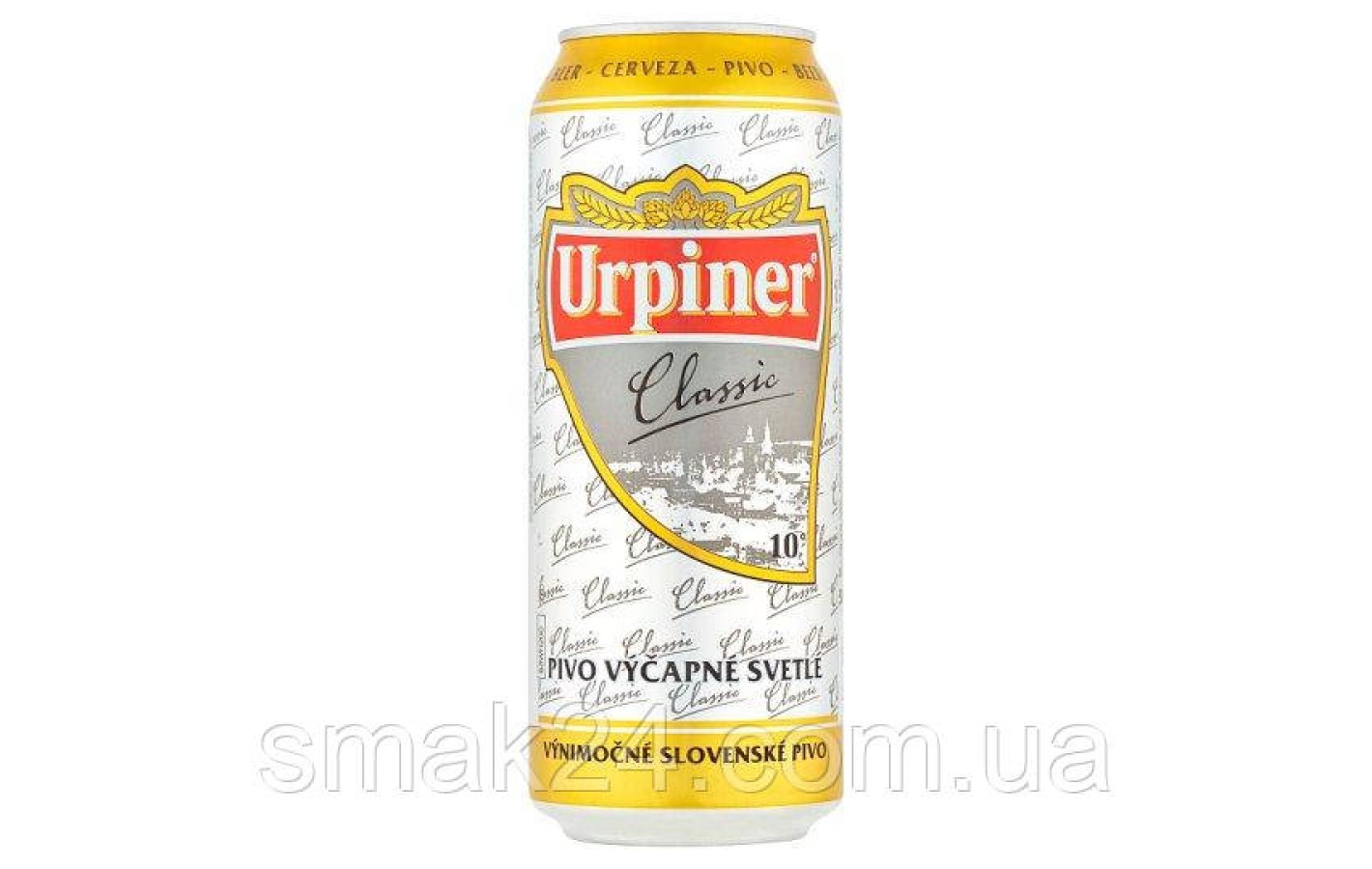 Пиво светлое Urpiner Classic 4.2 % 0.5 l ж\б Словакия