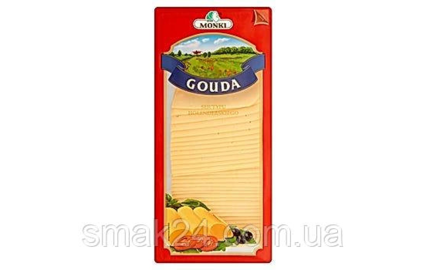 Сир у пластинках Gouda без консервантів 750 г Польща