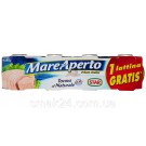 Тунец в собственном соку Mare Aperto Natural 320г (4х80 г) Италия