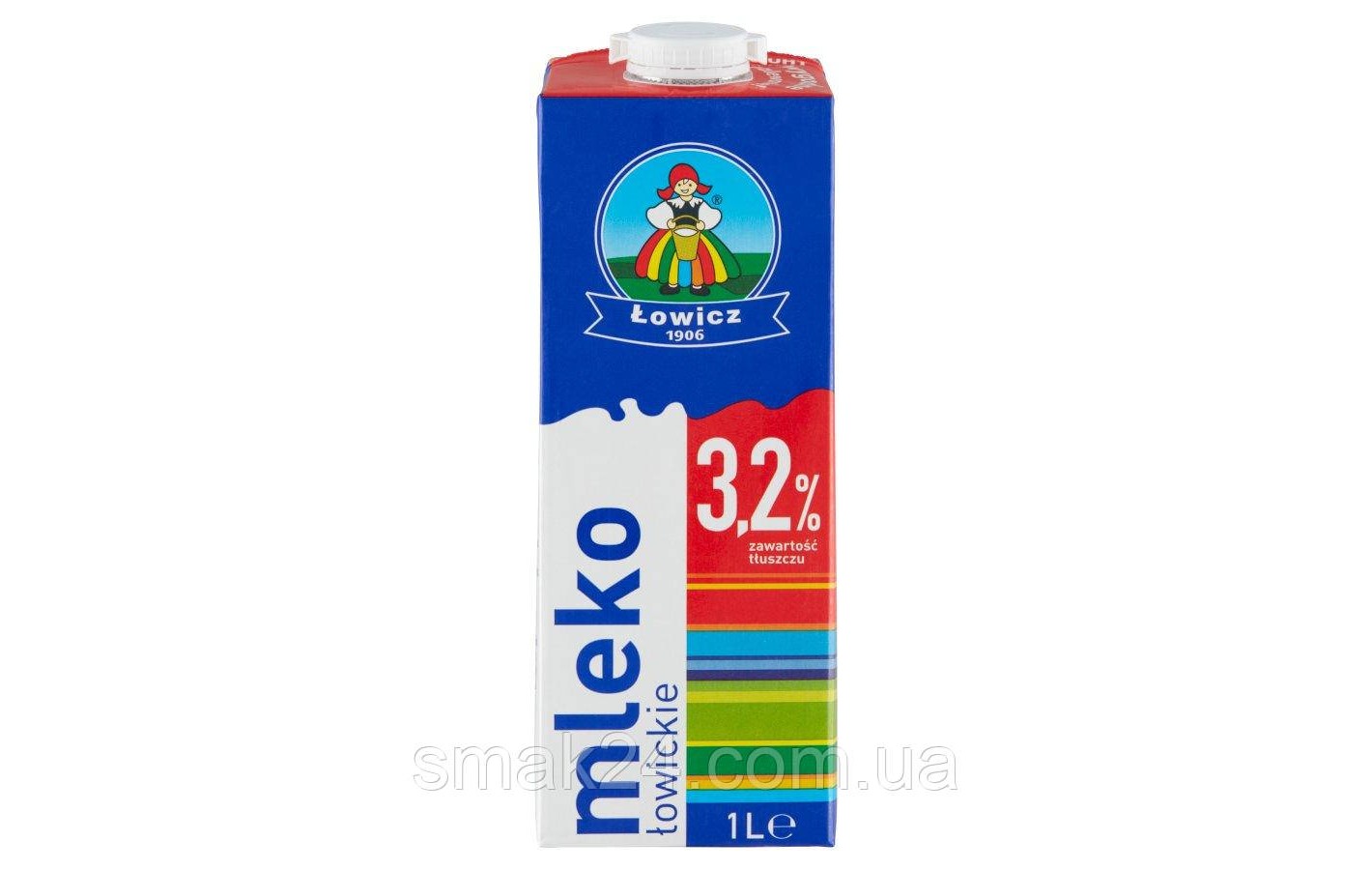 Молоко БЕЗ ЛАКТОЗИ Lowicz Mleko Bez Laktozy жир.1,5% 1л Польща
