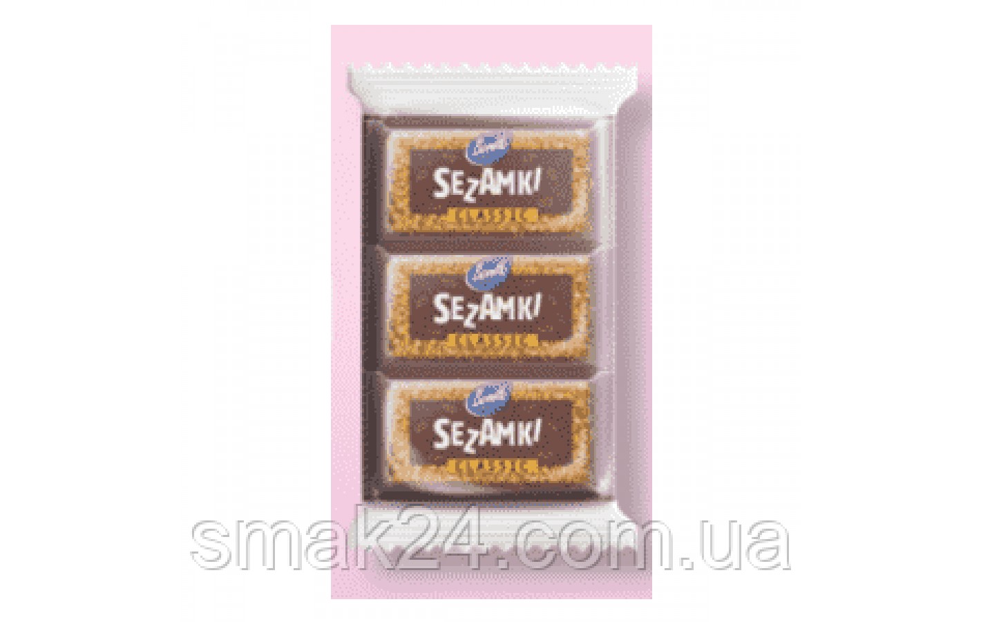 Цукерки (козинаки) кунжут в карамелі у вигляді пластинок Sezamki 81г (3х27г) Польща